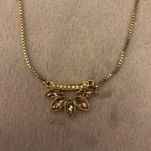 EXPRESS FLOWER GEM DIAMOND PENDANT NECKLACE